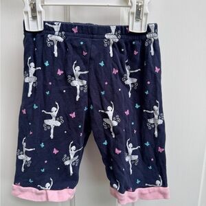 Joyond 3T Girls Ballerina Pink & Blue Pajama Bottoms Shorts